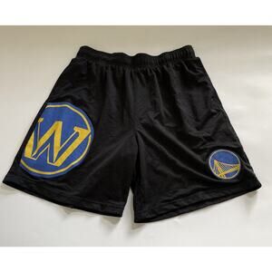 Golden State Warriors Basketball Shorts Large NBA Big "W" Graphic Logo Retro Y2K